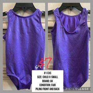 #1CXS Used Child X-Small GK Leotard